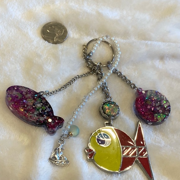 LUXURY Fish BAG Charm ACCESSORIE FOR COACH LV BIRKING GIFT - Picture 5 of 8